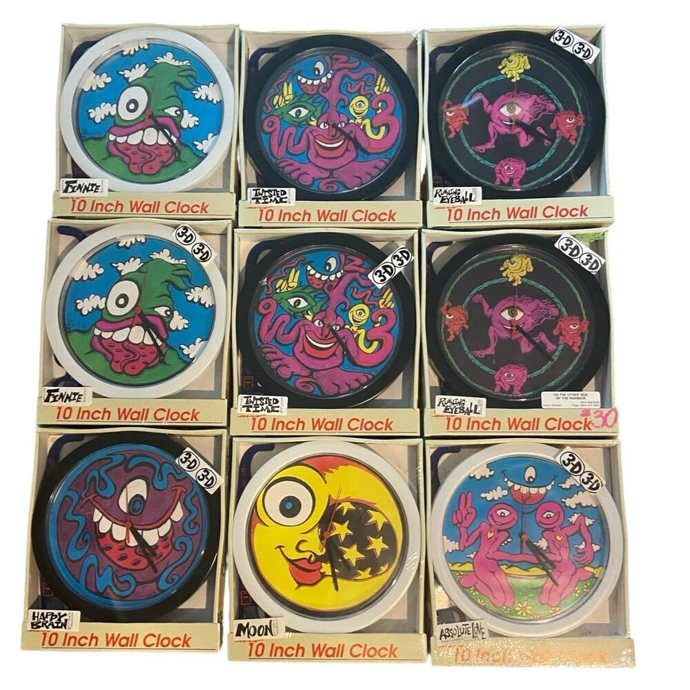 Keith “Scramble” Campbell Atico 3-D Wall Clock- one